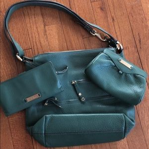 Cole Haan hobo with change purse and wallet